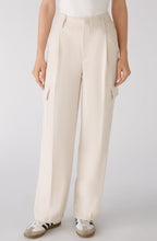 Off White Wide Leg Cargo Trousers