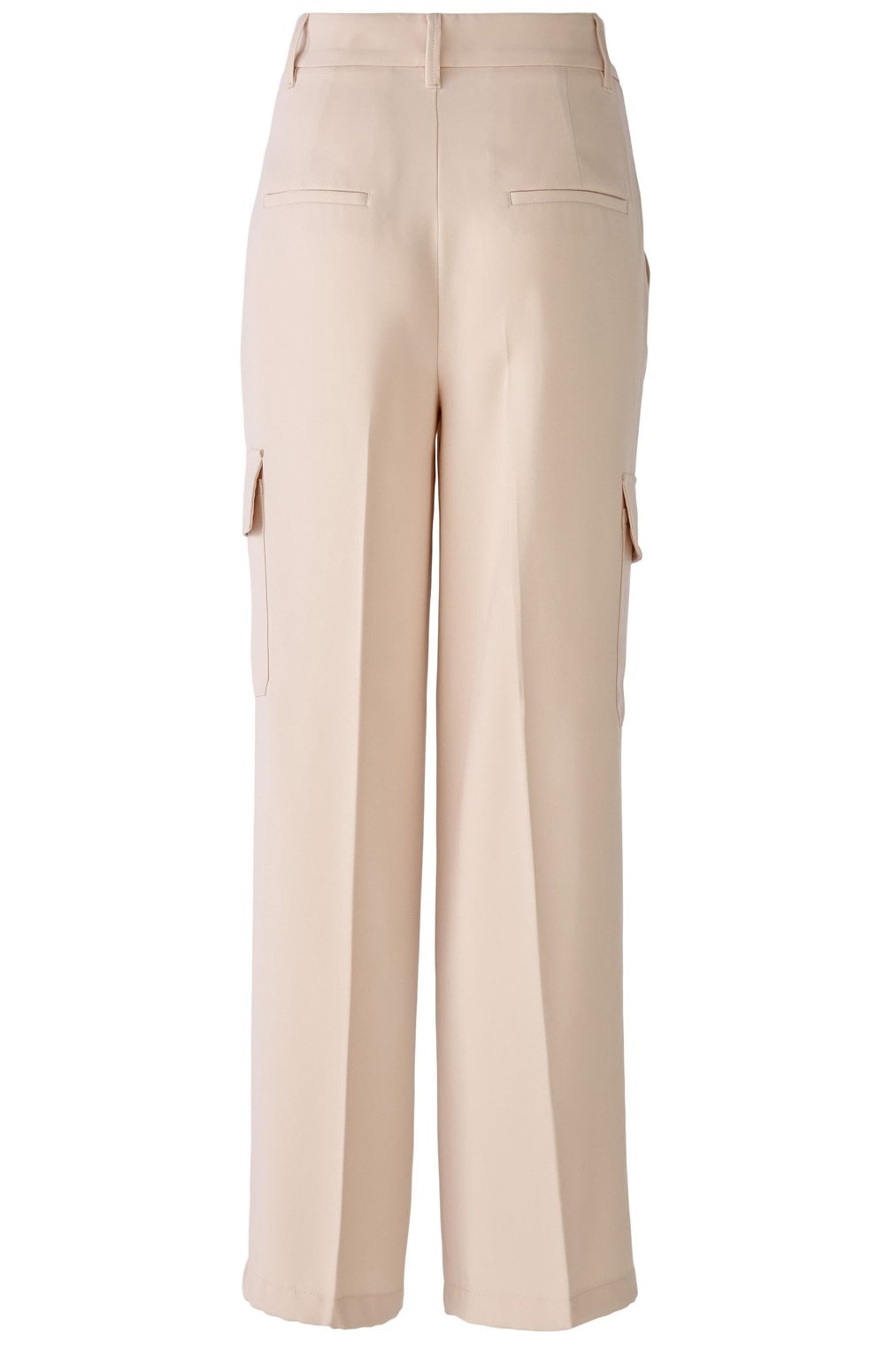 Off White Wide Leg Cargo Trousers