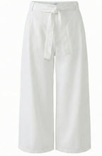 Off-White Wide Leg Cropped Trousers