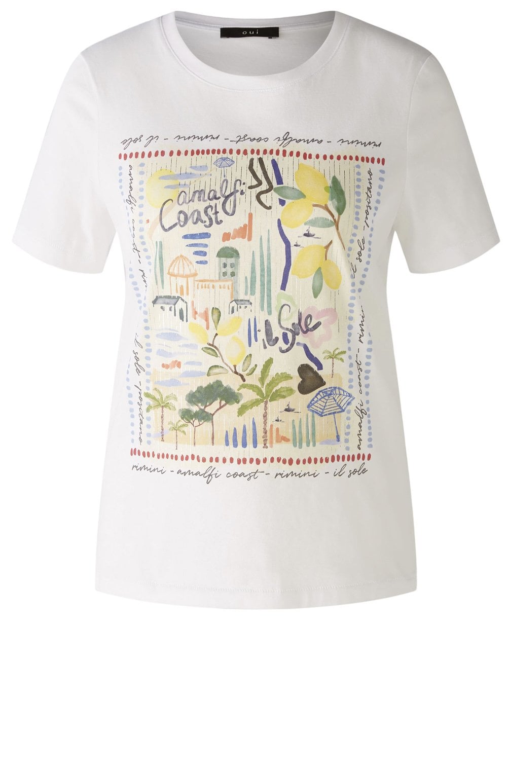 Optic White Amalfi Coast T Shirt