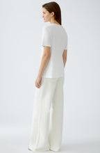 Optic White and Moss Palm Breeze Sparkle T Shirt