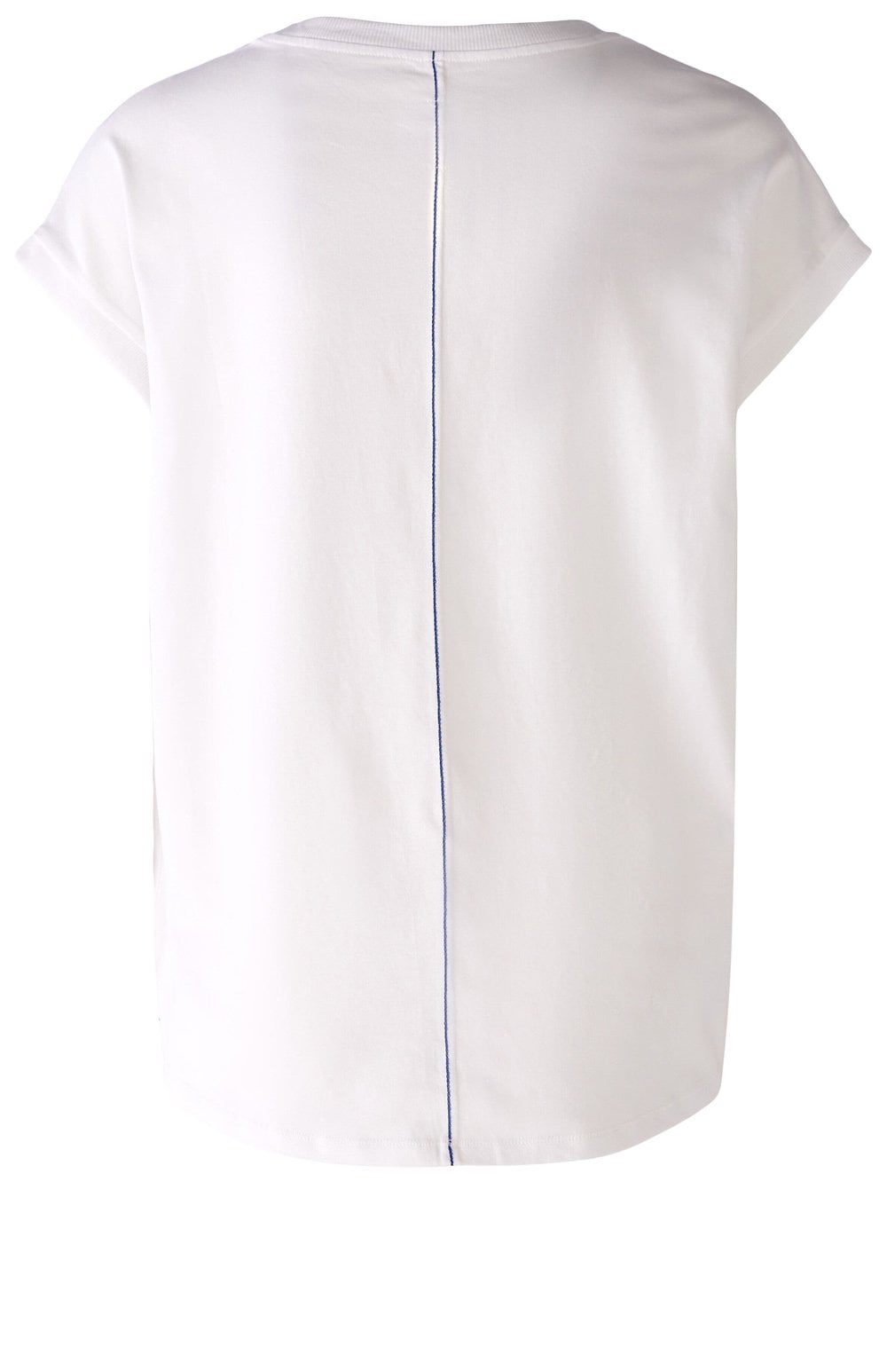Optic White Blue Floral T Shirt