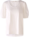 Optic White Broderie Anglaise T Shirt