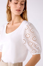 Optic White Broderie Anglaise T Shirt