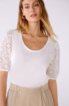 Optic White Broderie Anglaise T Shirt