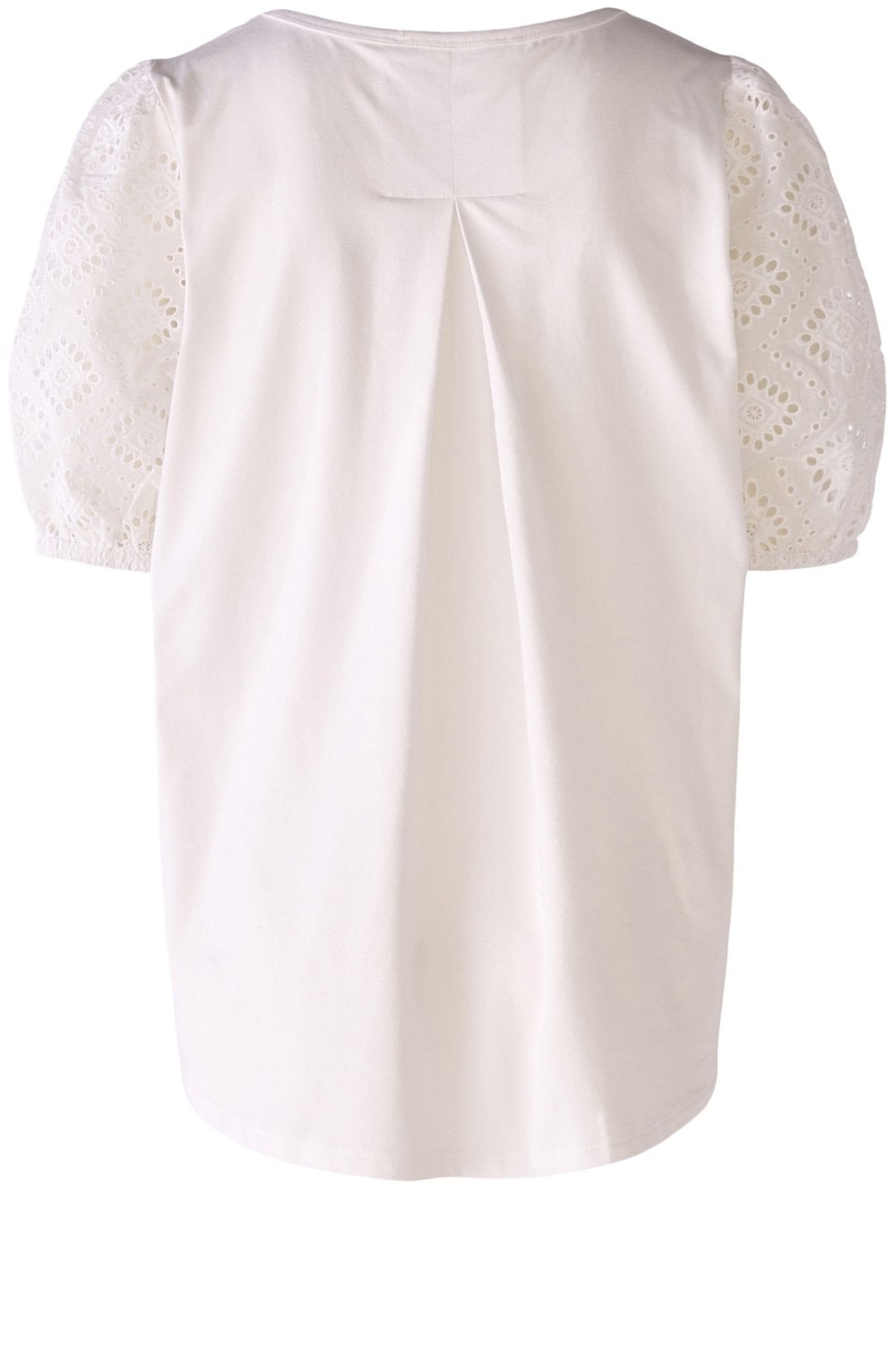 Optic White Broderie Anglaise T Shirt