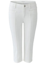 Optic White Capri Jeans