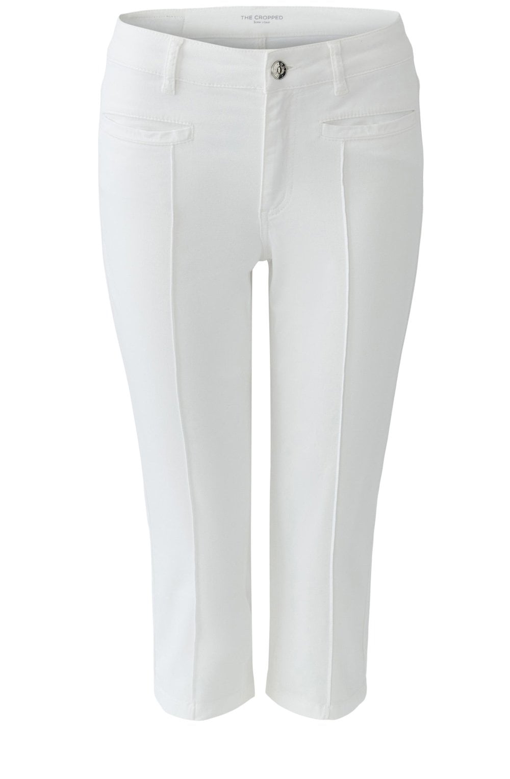 Optic White Capri Jeans