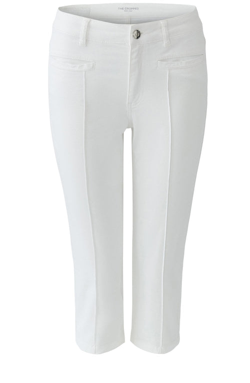 Optic White Capri Jeans