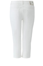 Optic White Capri Jeans