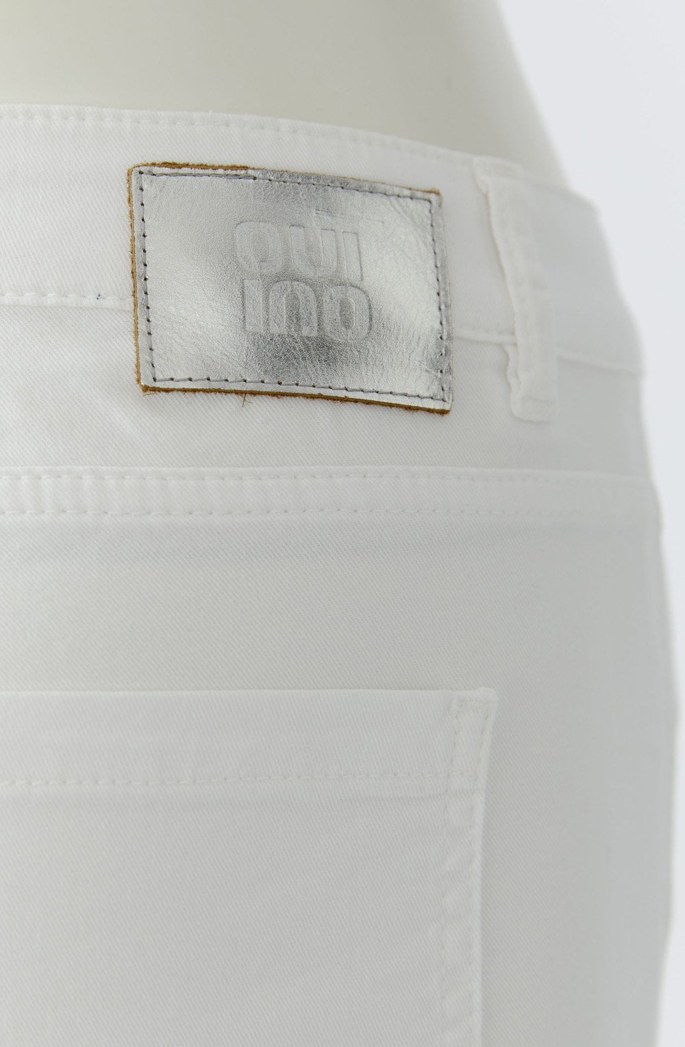 Optic White Capri Jeans