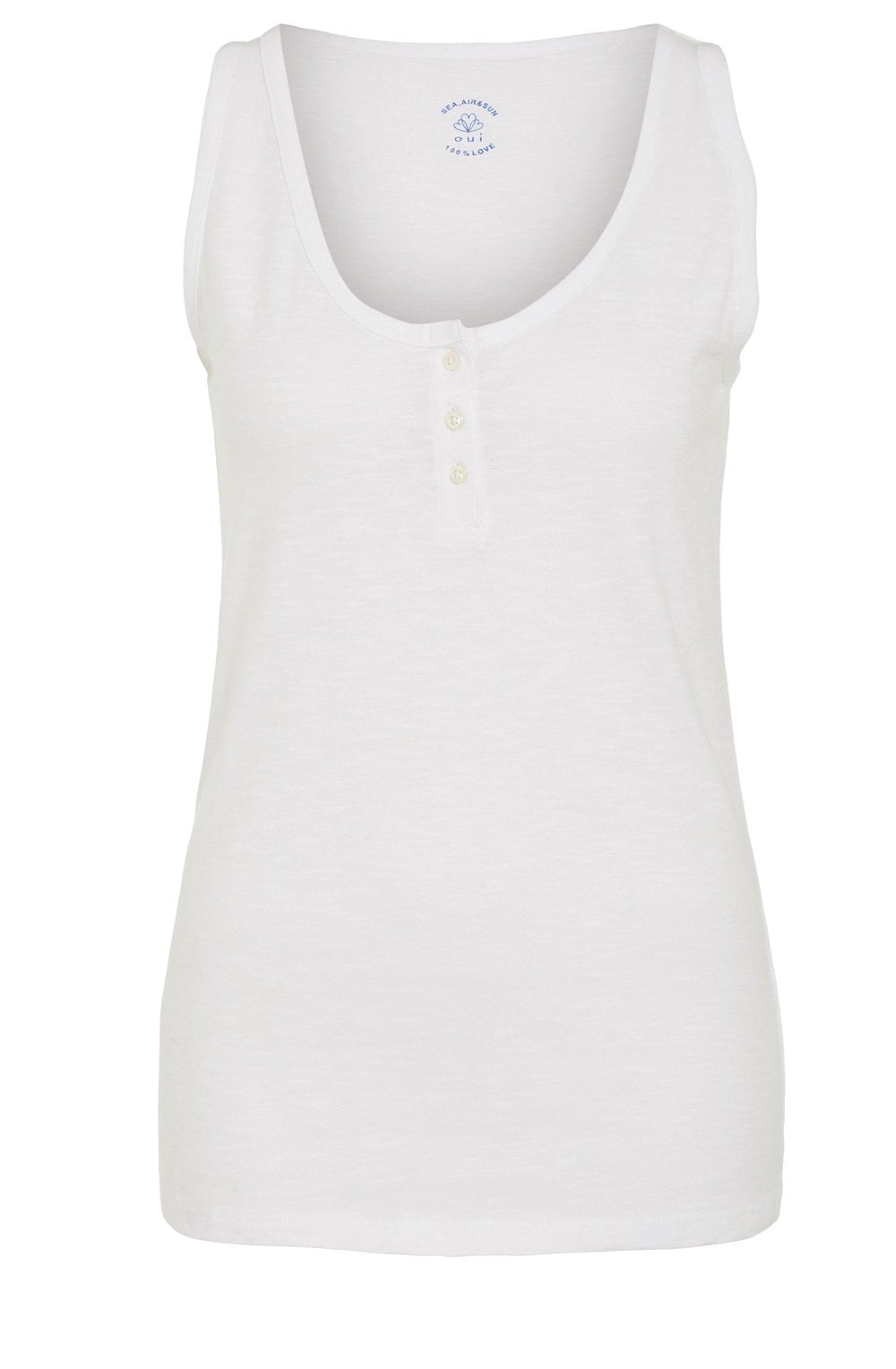 Optic White Classic Vest Top