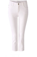 Optic White Cropped Skinny Jeans