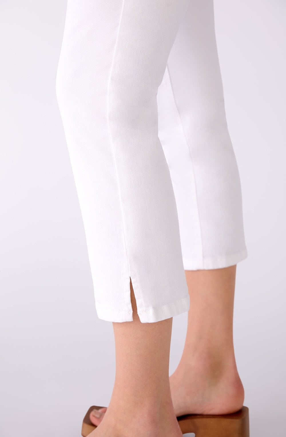 Optic White Cropped Skinny Jeans