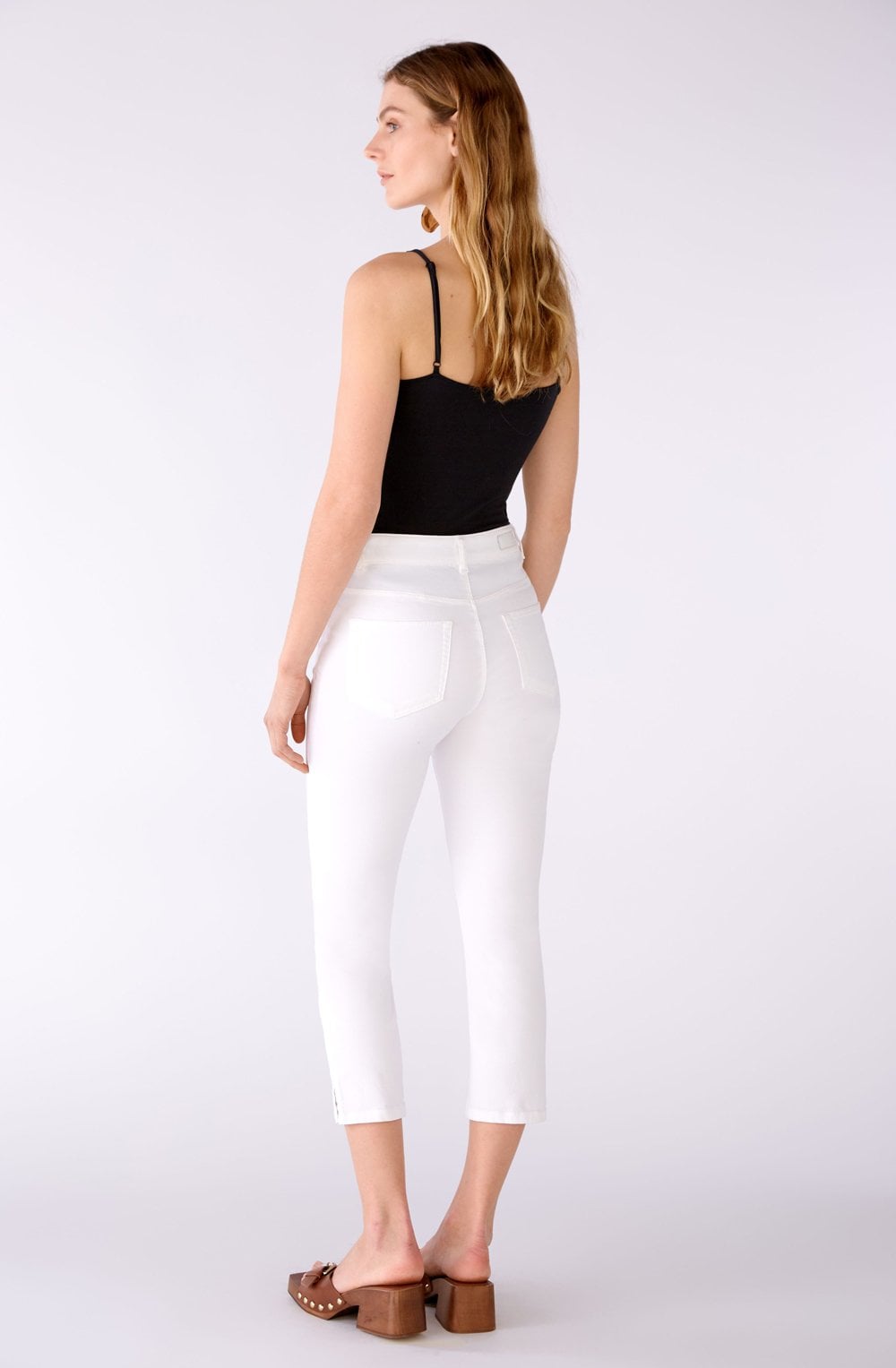 Optic White Cropped Skinny Jeans