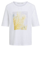 Optic White Daisy Design T shirt