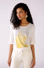 Optic White Daisy Design T shirt