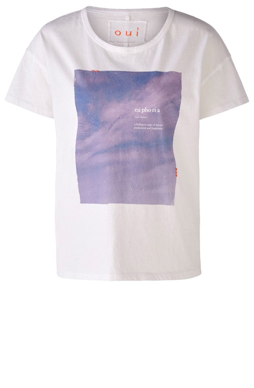 Optic White Euphoria T Shirt