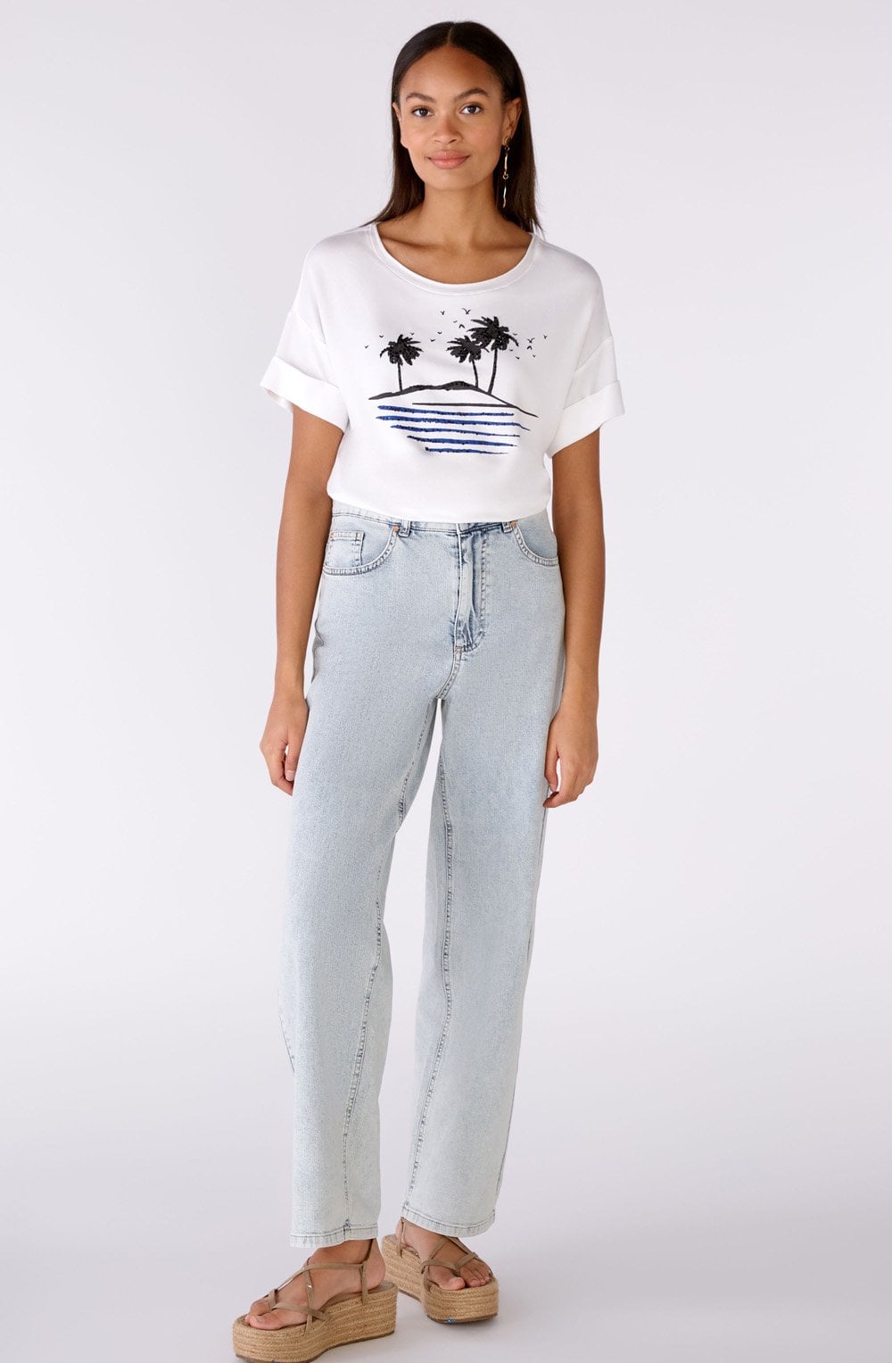 Optic White Island Sweatshirt Style T Shirt