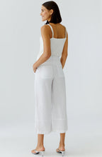 Optic White Linen Culottes