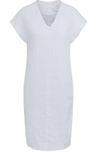 Optic White Linen Dress