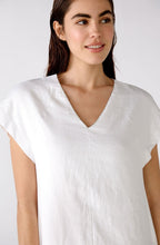 Optic White Linen Dress
