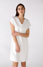Optic White Linen Dress