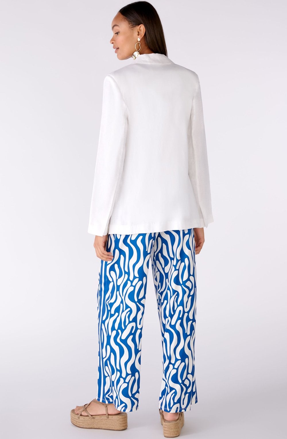 Optic White Linen Jacket