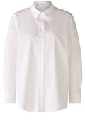 Optic White Long Line Classic Shirt