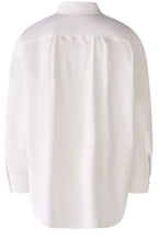 Optic White Long Line Classic Shirt