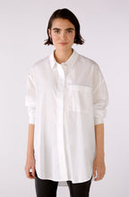 Optic White Long Line Shirt