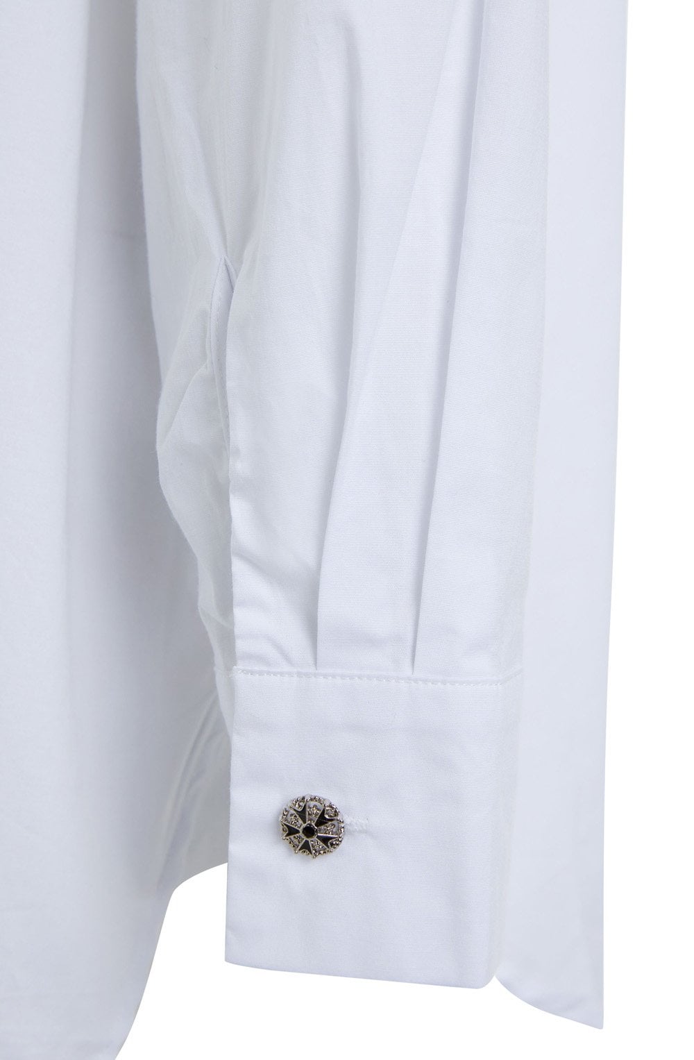 Optic White Long Line Shirt