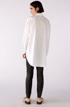 Optic White Long Line Shirt