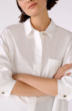 Optic White Long Line Shirt