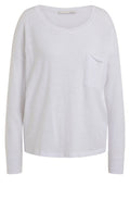 Optic White Long Sleeved Top