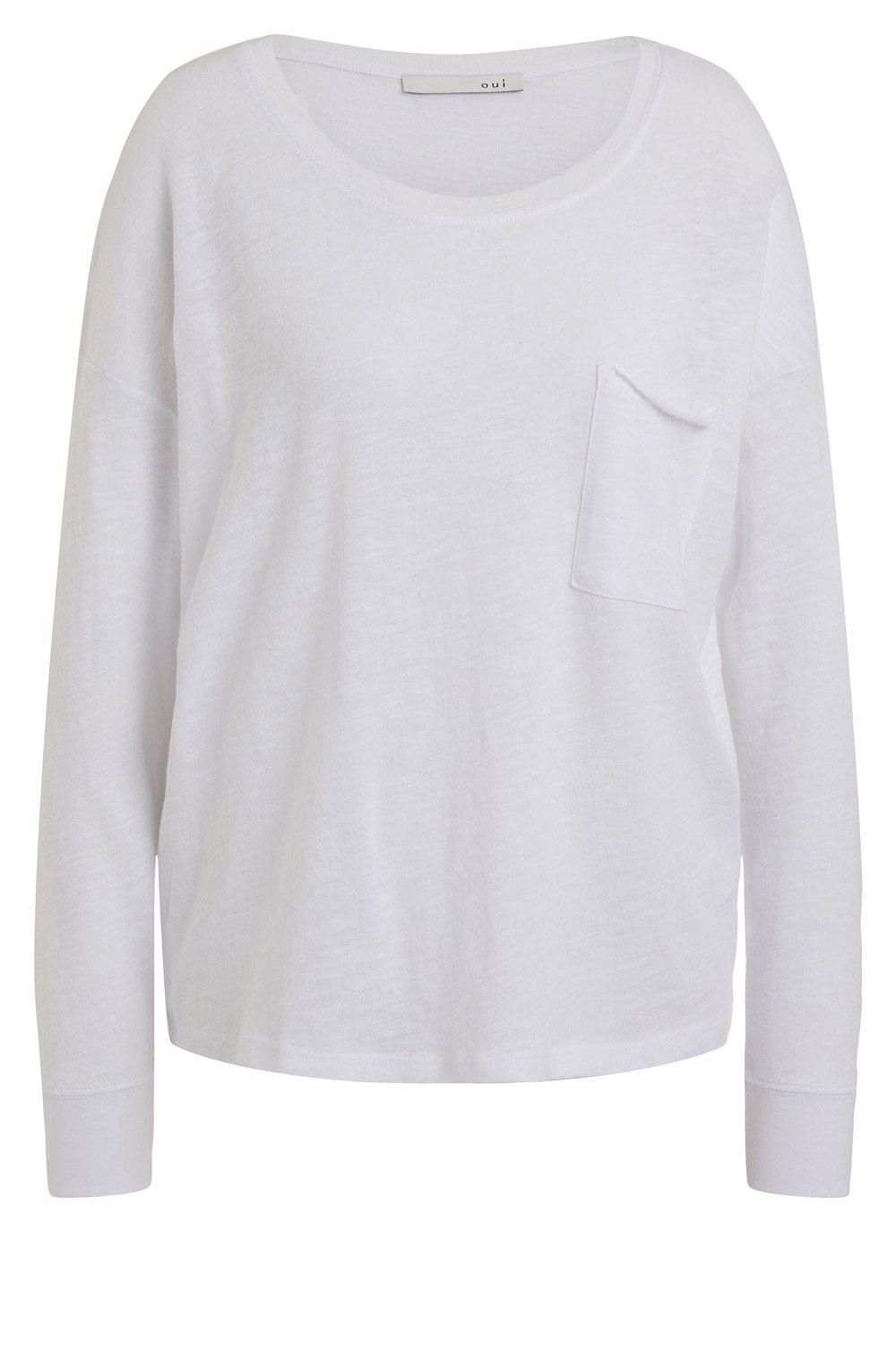 Optic White Long Sleeved Top