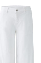 Optic White Mid Rise Wide Leg Jeans