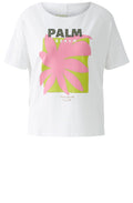 Optic White Palm Beach Sparkle T Shirt