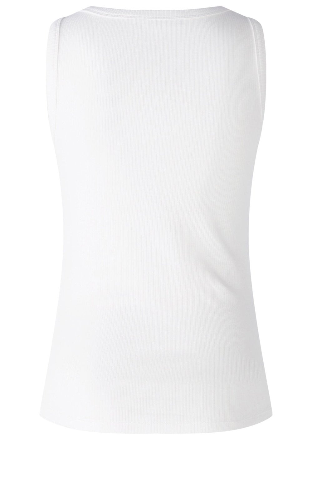 Optic White Ribbed Vest Top