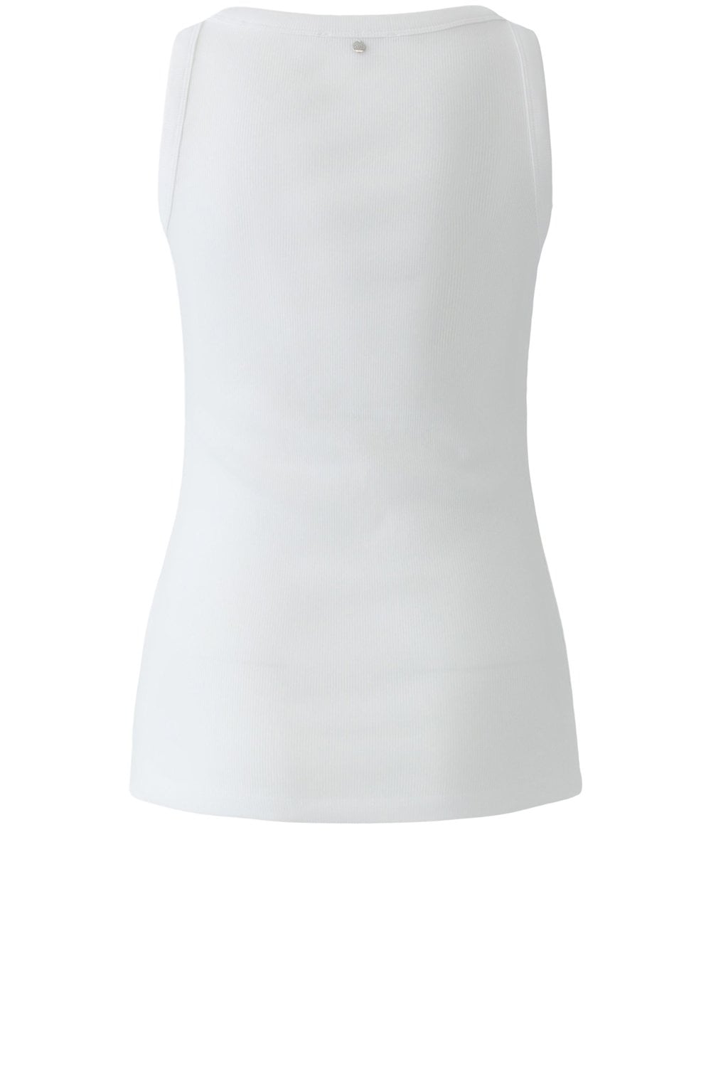 Optic White Ribbed Vest Top