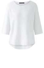 Optic White Short Sleeved Box Jumper