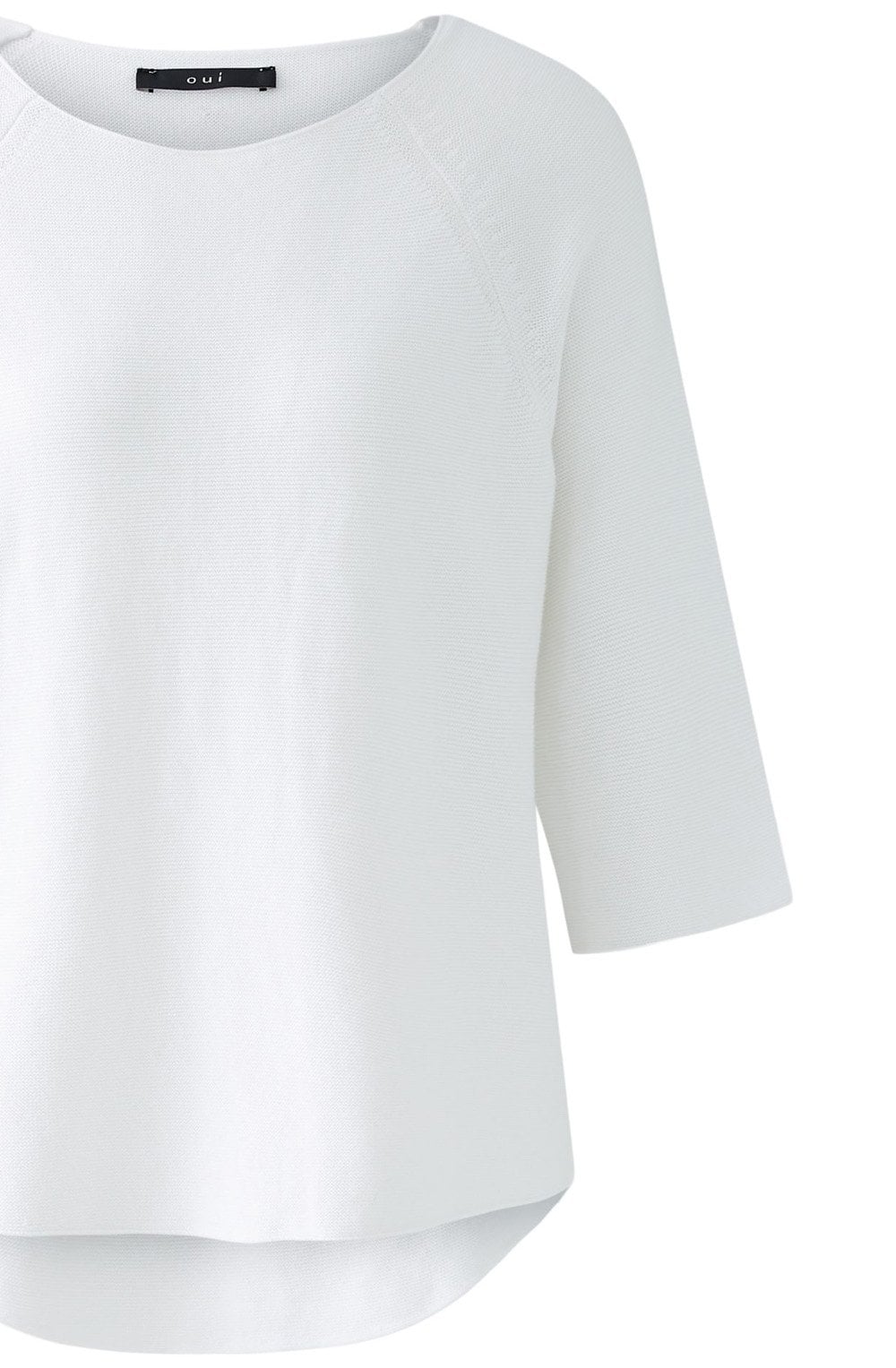 Optic White Short Sleeved Box Jumper