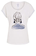 Optic White Sparkle Earrings T Shirt