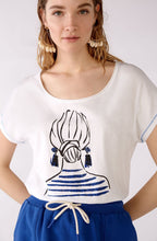 Optic White Sparkle Earrings T Shirt