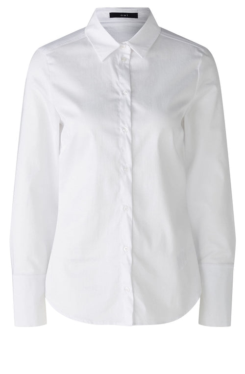 Optic White Waisted Shape Classic Shirt