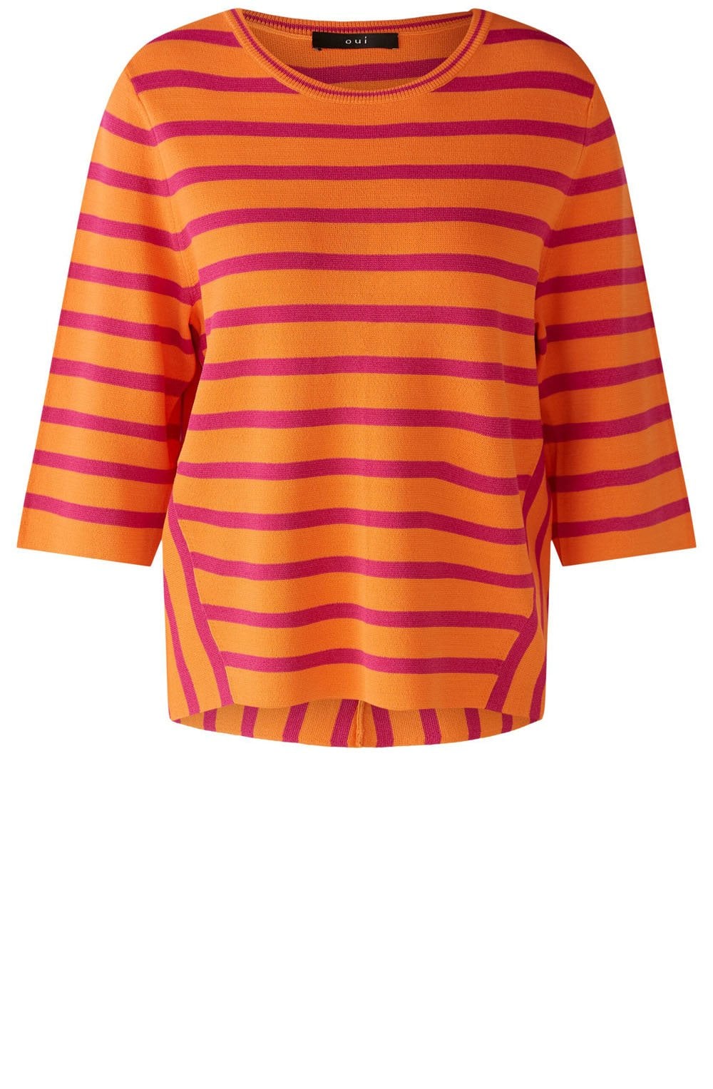 Orange and Pink Striped Jumper
