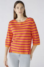 Orange and Pink Striped Jumper