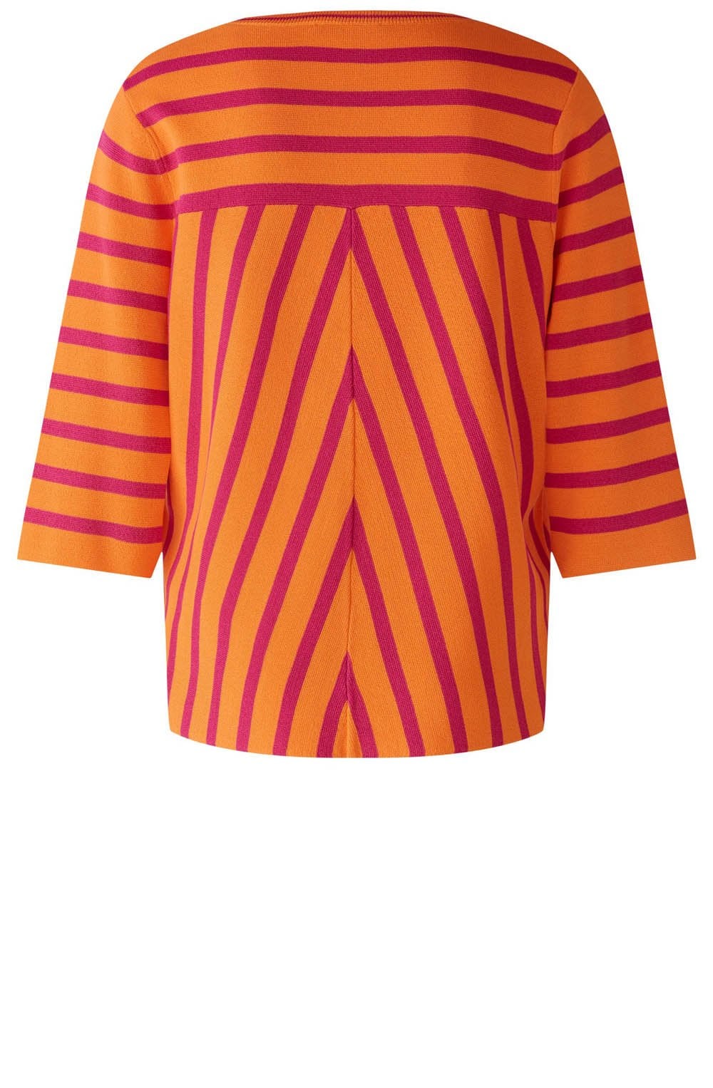 Orange and Pink Striped Jumper