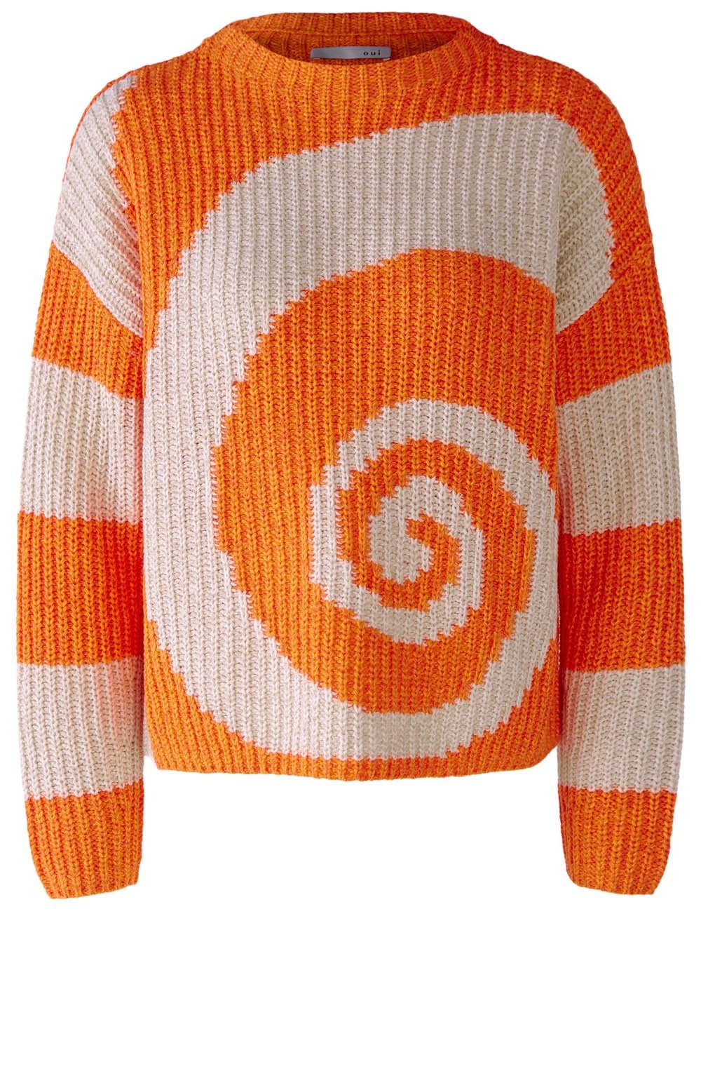 Orange and Stone Swirl Jumper