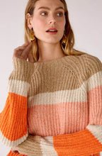 Orange Camel Striped Jumper